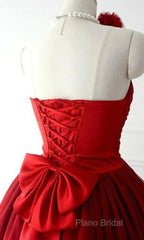 Custom Made Short Burgundy Formal Prom Dresses, Burgundy Bridesmaid Dresses, Graduation/Homecoming Dresses