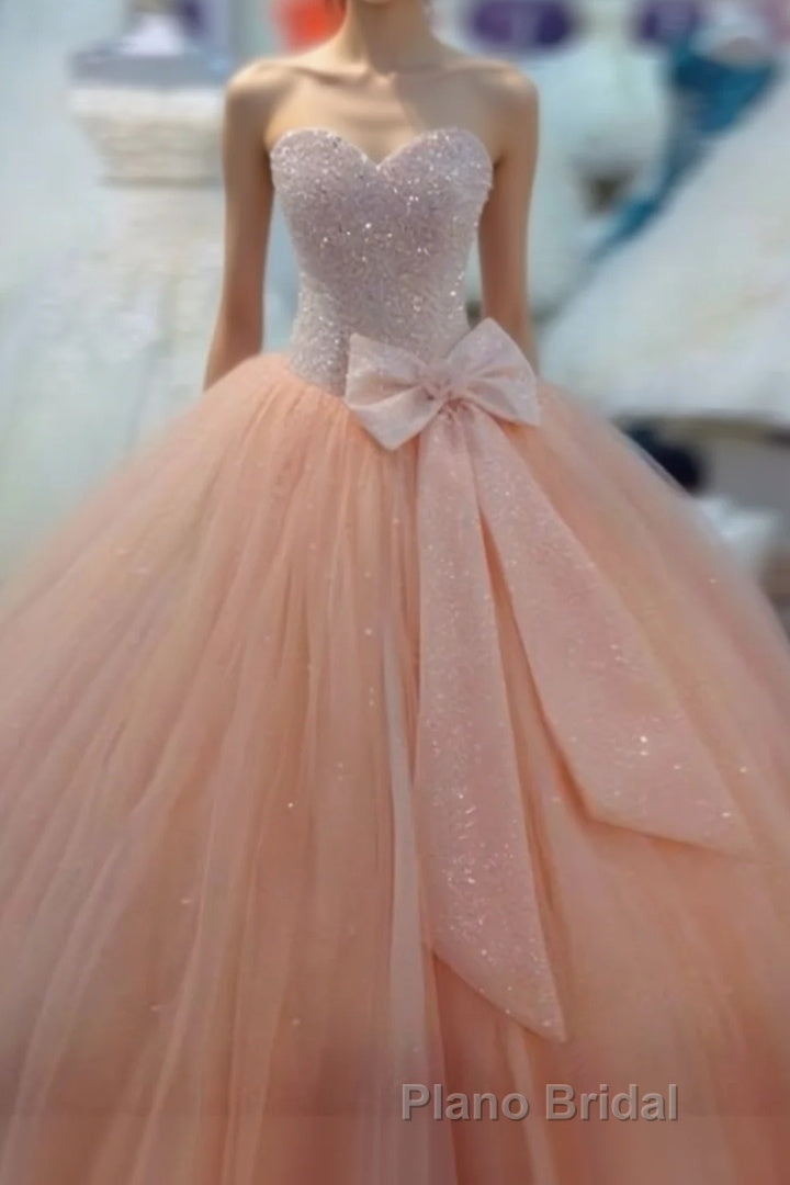 Custom Made Sweetheart Neck Sequins Formal Prom Dresses, Formal Dresses Main image