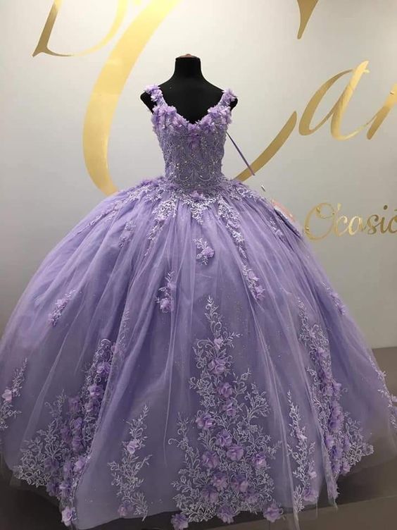 Custom Made Tulle Lace Long Formal Prom Dresses Formal Dresses Main image