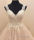 Custom Made Tulle Lace Long Formal Prom Gown, Lace Evning Dresses