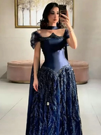 Customized Special Occasion Dresses Long Sequins Formal Prom Dresses Luxury Dresses Sharon Happy Formal Evening Dresses