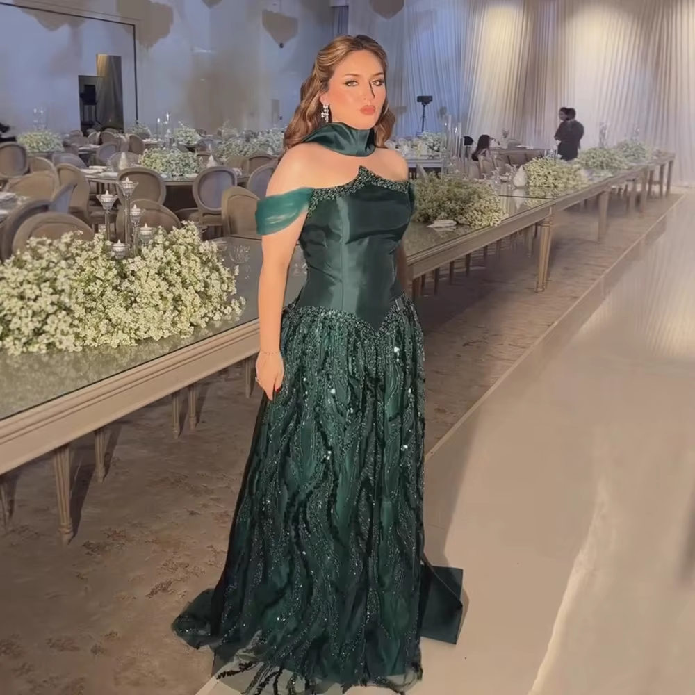 Customized Special Occasion Dresses Long Sequins Formal Prom Dresses Luxury Dresses Sharon Happy Formal Evening Dresses Secondary image