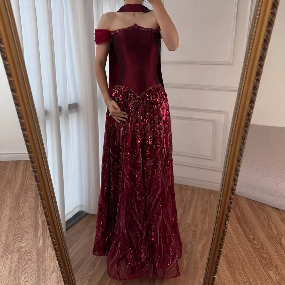 Customized Special Occasion Dresses Long Sequins Formal Prom Dresses Luxury Dresses Sharon Happy Formal Evening Dresses
