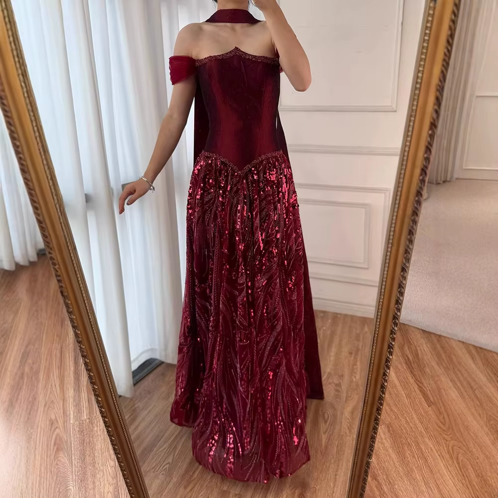 Customized Special Occasion Dresses Long Sequins Formal Prom Dresses Luxury Dresses Sharon Happy Formal Evening Dresses