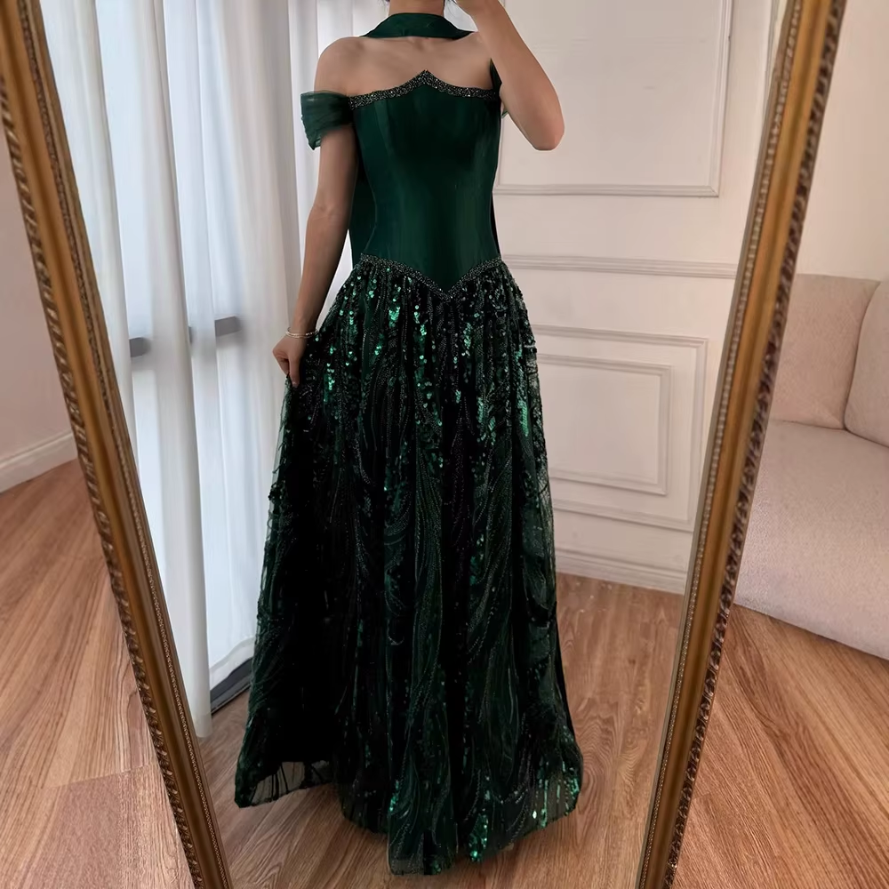 Customized Special Occasion Dresses Long Sequins Formal Prom Dresses Luxury Dresses Sharon Happy Formal Evening Dresses Main image