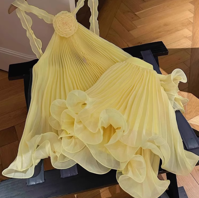 Cute A Line Halter Baby Blue Pleated Chiffon Short Homecoming Dresses Birthday Dresses