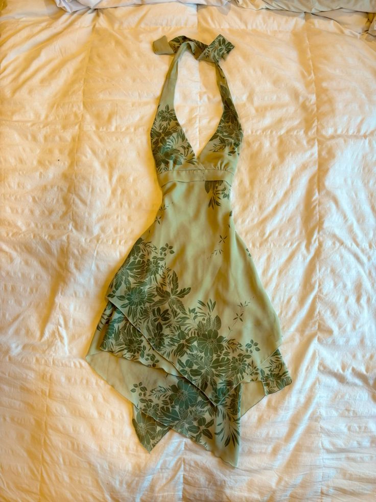 Cute A Line Halter Green Short Chiffon Homecoming Dresses Cocktail Dresses Main image