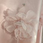 Cute A Line Halter Pink Travel Vacation Dresses Short Satin Birthday Dresses
