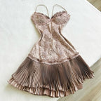 Barbie Raquel A Line Spaghetti Straps Green Lace Short Outfit Homecoming Dresses