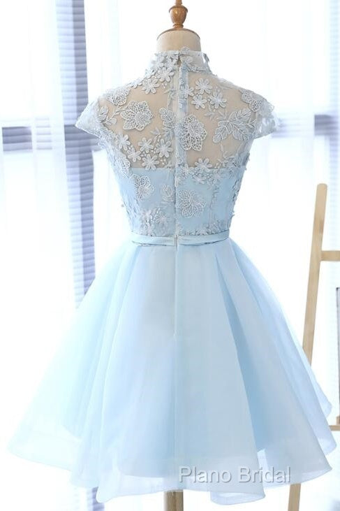Cute Light Blue Homecoming Dresses For Sale, Lovely Tulle Formal Dresses, Party Dresses