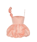 Cute Pink Ruffles Short Formal Prom Dresses Homecoming Dresses
