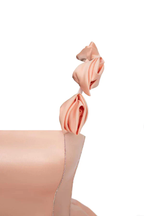 Cute Pink Ruffles Short Formal Prom Dresses Homecoming Dresses