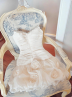Cute Suspender 3D Flower Tulle Hip Wrap 17Th Birthday Homecoming Dresses