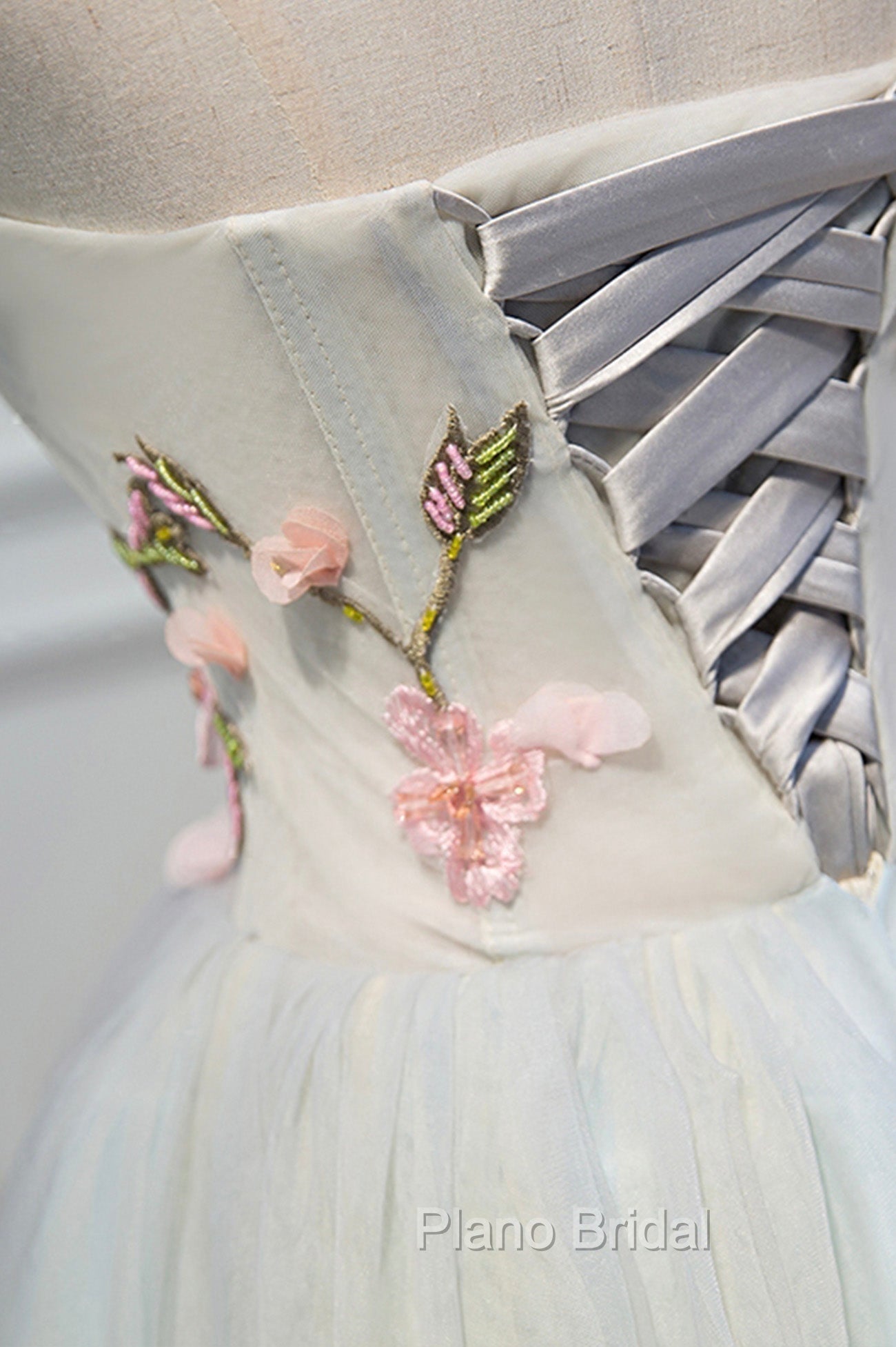 Cute Tulle Short Formal Prom Dresses with Lace, A-Line Homecoming Party Dresses