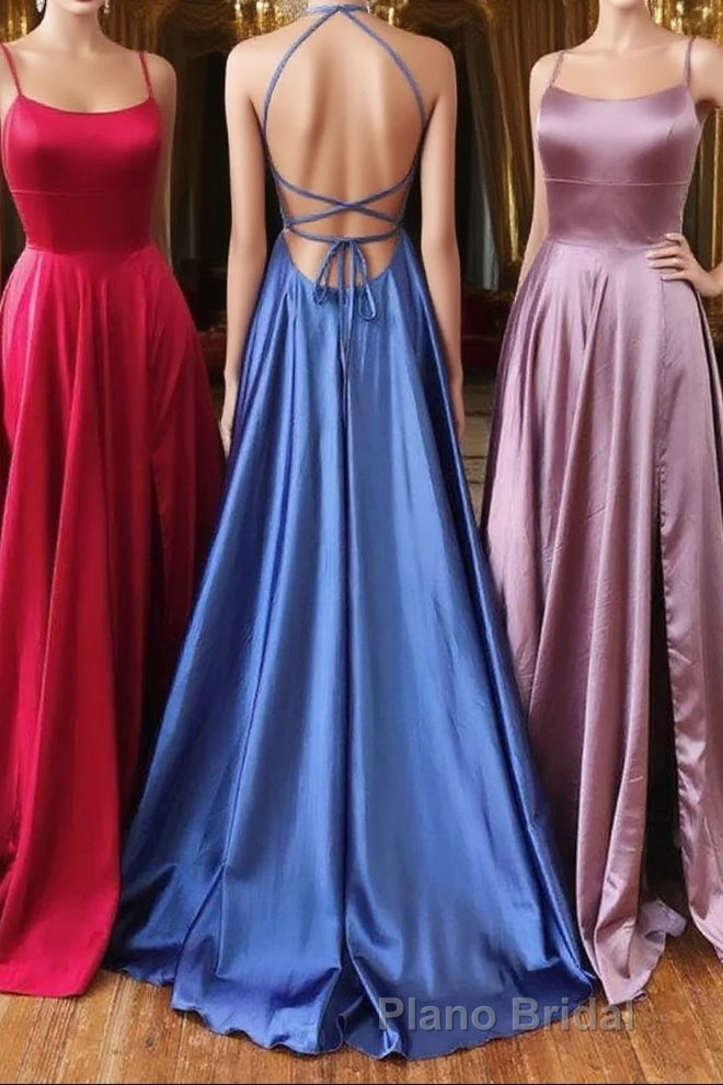 Sexy Backless Formal Prom Dresses Long, Dresses For Graduation Party, Evening Dresses, Prom Dresses Main image