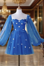 Daisy Mini Dresses With Sleeves