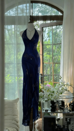 Dark Green Beaded Elegant Long Chiffon Ball Gown Formal Evening Dresses Party Dresses