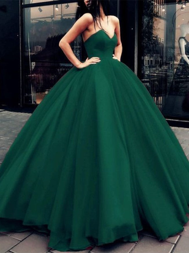 Dark Green Formal Prom Dresses, Special Occasion Dresses