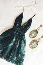 Dark Green Homecoming Dresses, Short Hoco Dresses