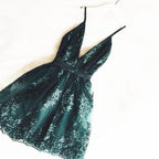 Dark Green Homecoming Dresses, Short Hoco Dresses