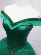 Dark Green Princess Long Formal Dresses Green Party Dresses Sweet 16 Dresses Formal Prom Dresses shops