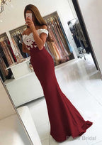 Elastic Satin Prom Dresses Trumpet/Mermaid V-Neck Sweep Train With Lace