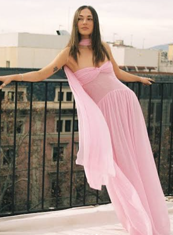 Elegant A Line Sweetheart Pink Chiffon Long Formal Prom Dresses Party Dresses Summer 20Th Birthday Outfits 18Th Birthday Dresses