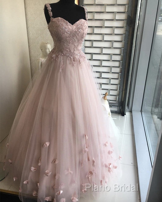 Elegant Appliques Princes Formal Prom Dresses Sweetheart Ball Gown