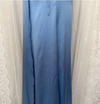 Elegant Blue Mermaid One-Shoulder Sequin Beaded Long Formal Prom Dresses
