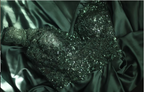 Elegant Dark Green A-Line Off-Shoulder Sequined Satin Long Formal Prom Dresses