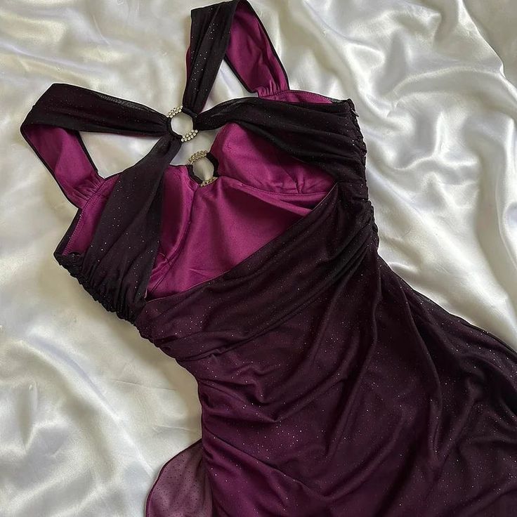 Affordable Dresses Under $160||Elegant Gradient Navy Blue Sheath Spaghetti Straps Sparkling Chiffon  Formal Prom Dresses For Party