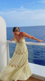 2026 New A Line Spaghetti Strap Embroidered Light Yellow Satin Formal Prom Dresses Outfits