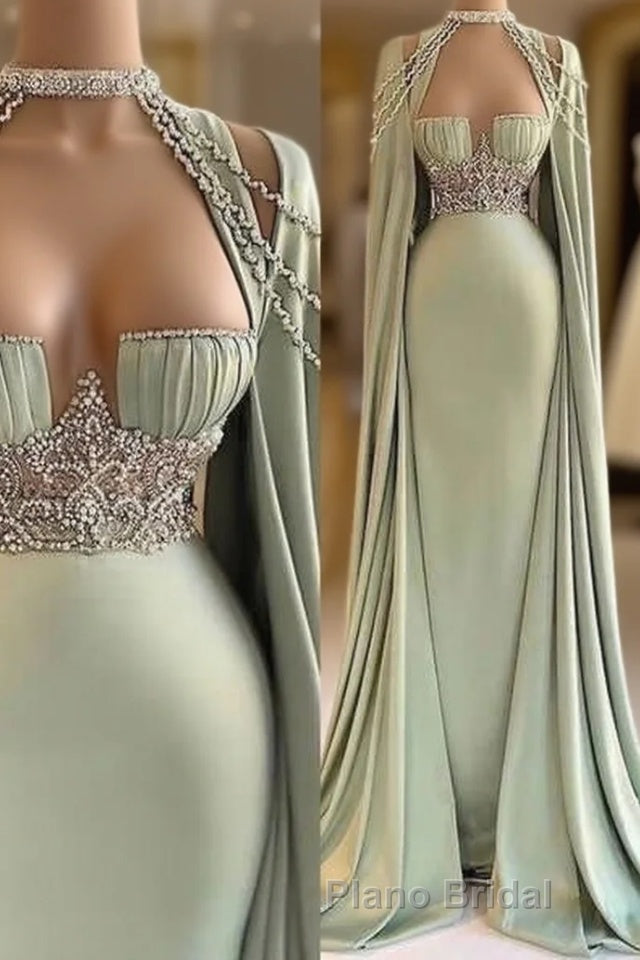Elegant Long Mermaid Formal Prom Dresses, Unique Formal Prom Dresses Main image