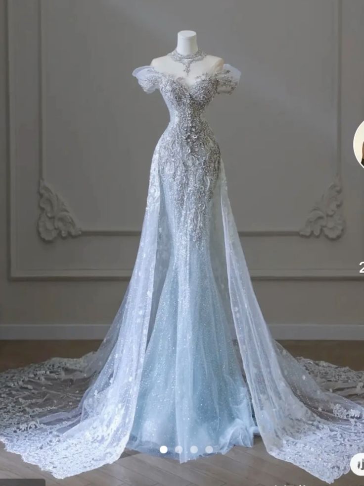 Elegant Mermaid Strapless  Long Formal Prom Dresses Secondary image