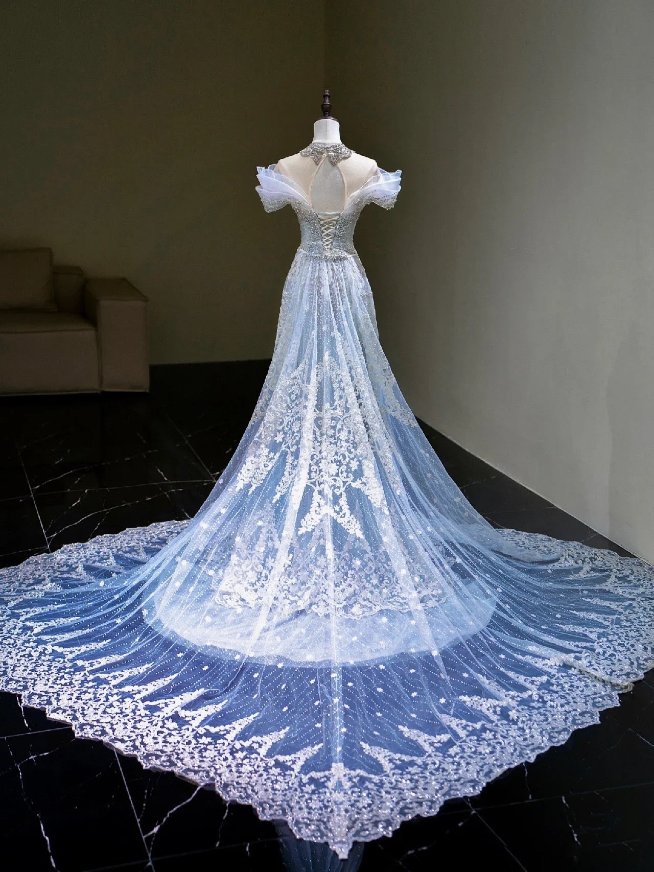 Elegant Mermaid Strapless  Long Formal Prom Dresses
