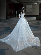 Elegant Mermaid Strapless  Long Formal Prom Dresses