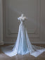 Elegant Mermaid Strapless  Long Formal Prom Dresses