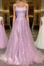 Elegant Formal Prom Dress A-line Lace Appliques Sweet 16 Party Gown