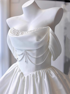 Elegant Satin One Shoulder Short Birthday Dresses Homecoming Dresses