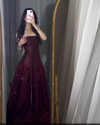 Elegant Straps Sheath Midnight Blue Long Formal Prom Dresses Satin Midnight Blue Formal Evening Gowns