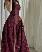 Elegant Straps Sheath Midnight Blue Long Formal Prom Dresses Satin Midnight Blue Formal Evening Gowns