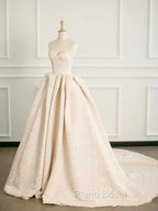 Elegant Sweetheart Neck Satin Long Formal Prom Dresses Ball Gown