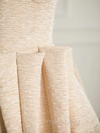 Elegant Sweetheart Neck Satin Long Formal Prom Dresses Ball Gown