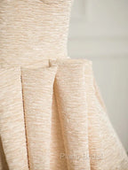 Elegant Sweetheart Neck Satin Long Formal Prom Dresses Ball Gown