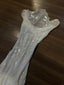 Elegant White Swing Neck Sequin Chiffon Long Formal Prom Dresses