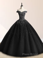 Emerald Green Sequin Formal Prom Dresses Beaded Quinceanera Dresses
