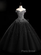 Emerald Green Sequin Formal Prom Dresses Beaded Quinceanera Dresses, Sweet 16 Dresses