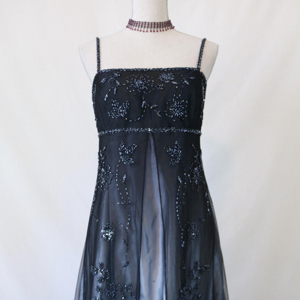 ¥ââ€?Empire Dresses Vintage Silver And Black Glitter Ombre Beaded High-Waisted Long Tulle Formal Prom Dresses Formal Evening Dresses Party Dresses