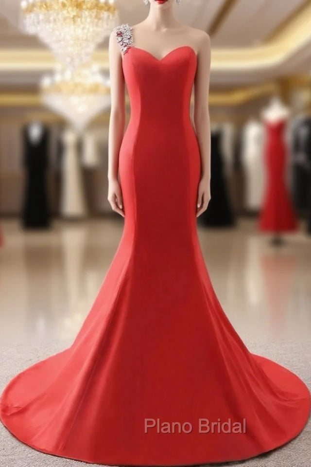 Evening Dresses Red Elegant Floor-length Party Formal Prom Dresses With Bow