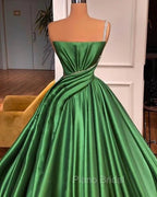 Fabulous Long A-line One Shoulder Satin Sleeveless Formal Formal Prom Dresses